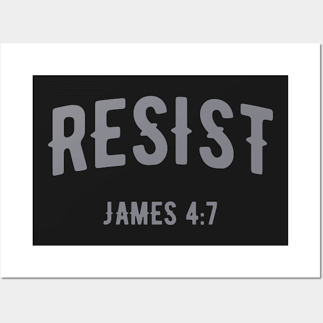 Resist | Christian Wall Art by ChristianLifeApparel